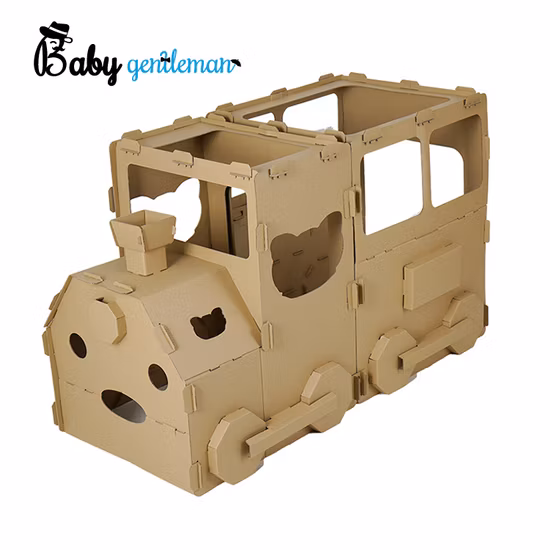 Handgefertigtes Flugzeugmodell-DIY-Karton-Bastelset für Kinder, bemalt Z03102A