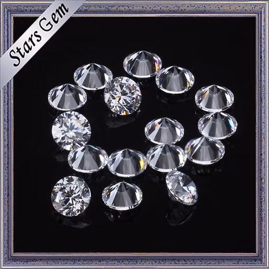 Lose Edelsteine ​​mit CZ-Zirkonia im runden Brillantschliff in vielen Größen und Farben erhältlich